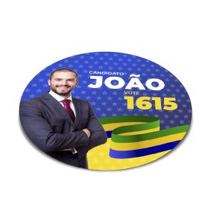 Adesivo Praguinha Eleições 7x7 Couche 80g 68X68mm 4x0   